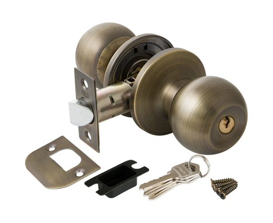 Ручка защелка PUNTO 6072 MAB-E кл./фик. мат. бронза 34229 