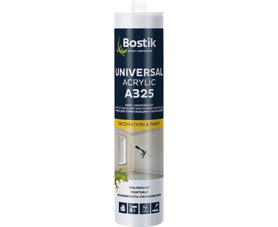 Универсальный акриловый герметик BOSTIK A325 UNIVERSAL ACRYLIC 280 мл, белый 12013742 