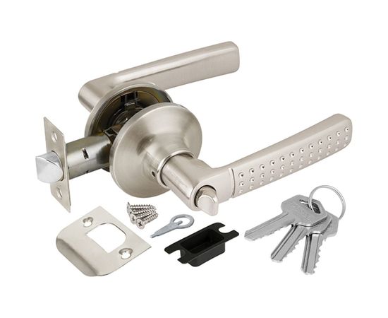 Ручка защелка PUNTO 6026 SN-E кл./фик. мат. никель 36845 