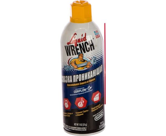Жидкий ключ - смазка суперпроникающая GUNK аэрозоль 311г NEW русс L212ER 