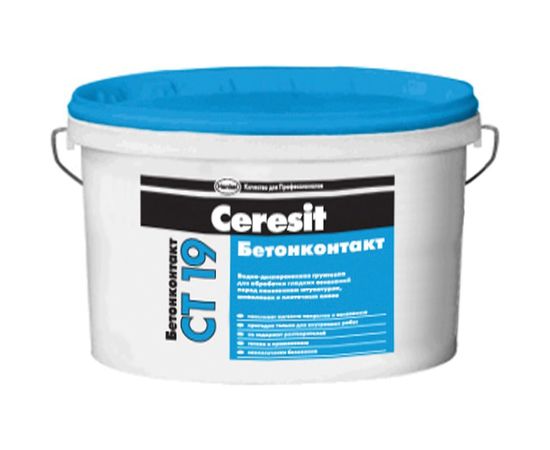 Грунтовка бетонконтакт CERESIT CT 19 15 кг 1/44 22871 