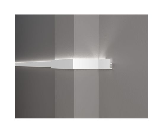 Потолочный карниз Decor-Dizayn ударопрочный влагостойкий под LED подсветку 50Х20Х2000 мм DD617 