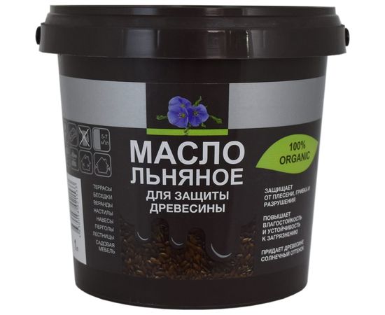 Льняное масло для защиты древесины Forwood 1 л 145379 