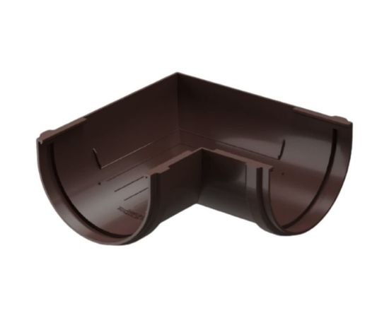 Угловой элемент Docke STANDARD 120 мм х 90 градусов, универсальный, темно-коричневый PVTJ-1023 