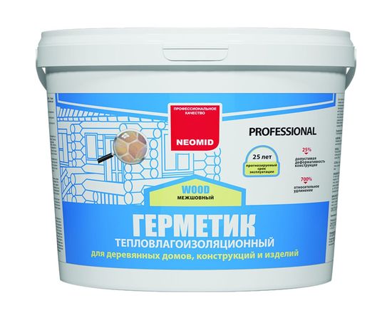 Строительный герметик Neomid Professional 3 кг, медовый Н -ГермPROF-3/мед 