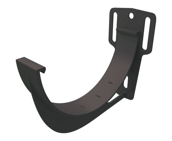 Кронштейн желоба GrandLine slider ПВХ, графит RAL 7024 