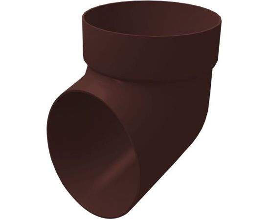 Сливное колено GrandLine ПВХ, шоколадное RAL 8017 