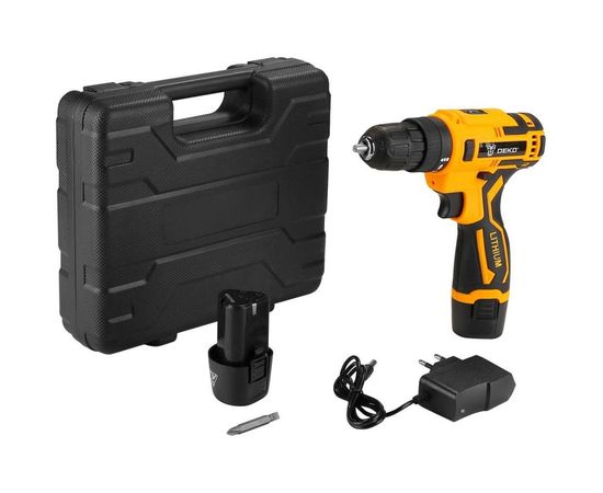 Аккумуляторная дрель-шуруповерт DEKO ZKCD80FU-Li SET 3 063-4128 