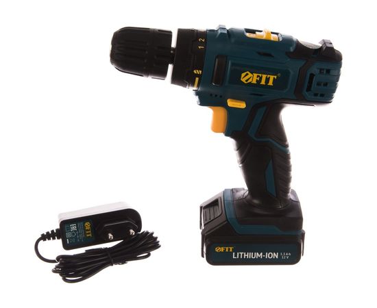Аккумуляторная дрель-шуруповерт FIT 80186 
