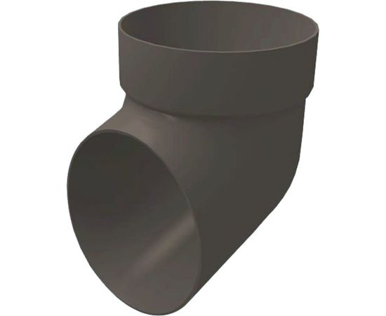 Сливное колено GrandLine ПВХ, графит RAL 7024 