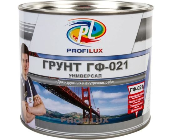Универсальный грунт Profilux ГФ 021 красно-коричневый 5кг Н0000004287 