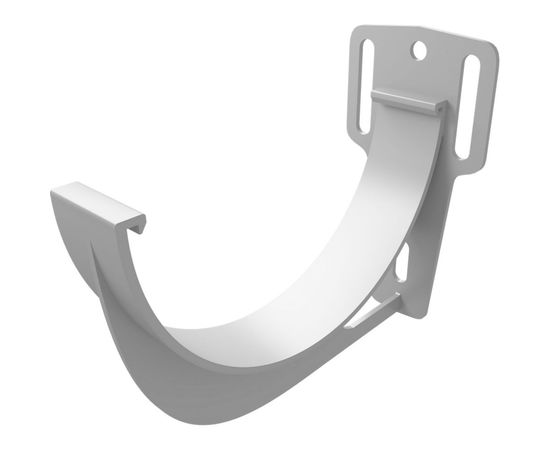 Кронштейн желоба GrandLine slider ПВХ, белый 
