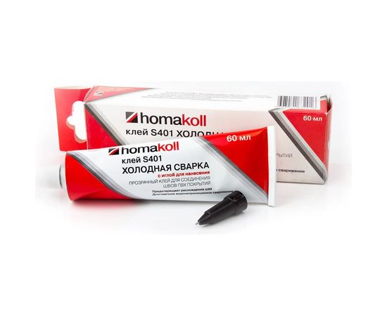 Клей холодная сварка Homakoll S401, морозостойкий, 25-30 п.м., 60 г 19667 