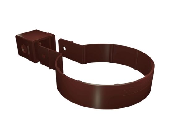Хомут трубы GrandLine Kliker Premium ПВХ, шоколад RAL 8017 