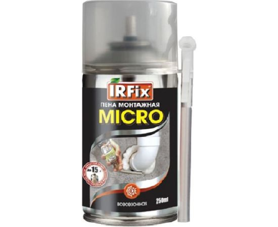 Всесезонная монтажная пена IRFIX MICRO 250 мл 10024 