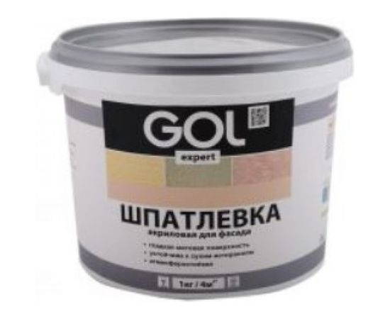 Шпатлевка акриловая Expert GOL Фасадная 1.5 кг Palizh 11605975 