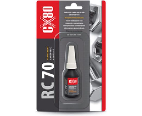 Фиксатор резьбы высокой прочности CX80 зеленый RC70 10ML BLISTER 426 – изображение 2