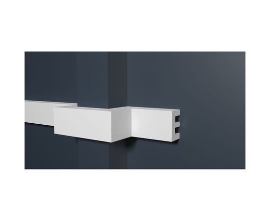 Стеновой молдинг Decor-Dizayn ударопрочный влагостойкий под покраску 40Х25Х2000 мм DD612 – изображение 11