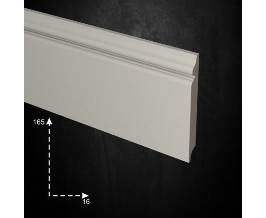 Напольный плинтус 165х16х2000мм Evrowood PN180 – изображение 2