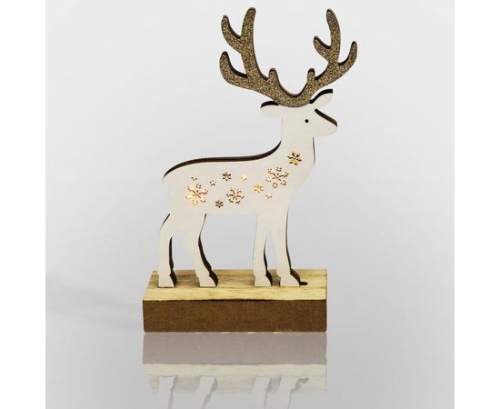 Деревянная фигурка с подсветкой Neon-Night Олененок 504-014 – изображение 7