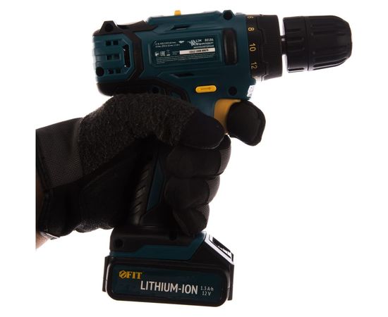 Аккумуляторная дрель-шуруповерт FIT 80186 – изображение 2