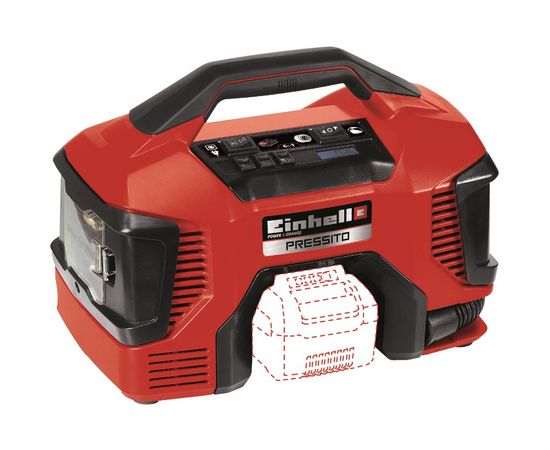 Автомобильный аккумуляторный компрессор Einhell PXC PRESSITO 4020460 