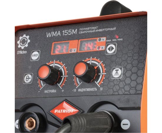 Сварочный инверторный полуавтомат Patriot WMA 155M MIG/MAG/MMA, Patriot (1165) 605302140 – изображение 12