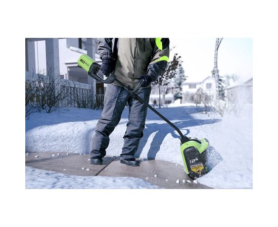 Бесщеточный аккумуляторный снегоуборщик GreenWorks 60V, 30 см 2602607 – изображение 2