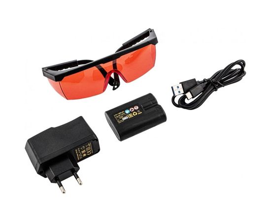 Мультипризменный лазерный уровень DENZEL LX 360-2 Red 35076 – изображение 12