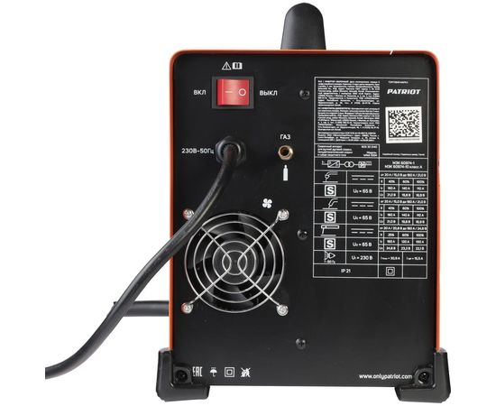 Сварочный инверторный полуавтомат Patriot WMA 155M MIG/MAG/MMA, Patriot (1165) 605302140 – изображение 13