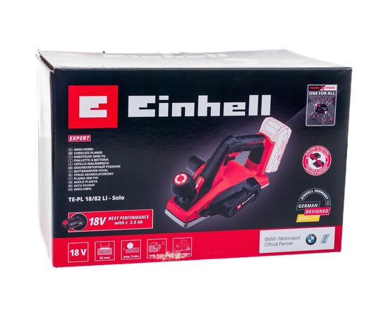 Аккумуляторный рубанок Einhell PXC TE-PL 18/82 Li-Solo 4345400 – изображение 2