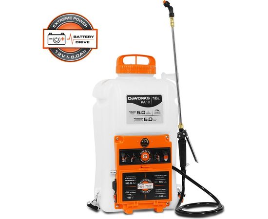 Аккумуляторный опрыскиватель DeWorks FA 16 – изображение 11
