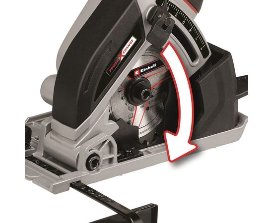 Циркулярная аккумуляторная мини-пила Einhell PXC PXC TE-CS 18/89 Li - Solo 4331100 – изображение 10