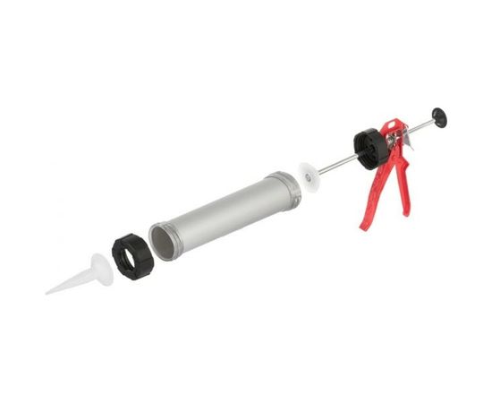 Пистолет для выдавливания силикона INTERTOOL 300мл HT-0025 – изображение 6