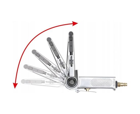 Ленточная пневмошлифмашина YATO 10х330 мм YT-09741 – изображение 2