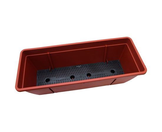 Пластиковый ящик для перил ПРОТЭКТ терракот ЯП-50 Т – изображение 4