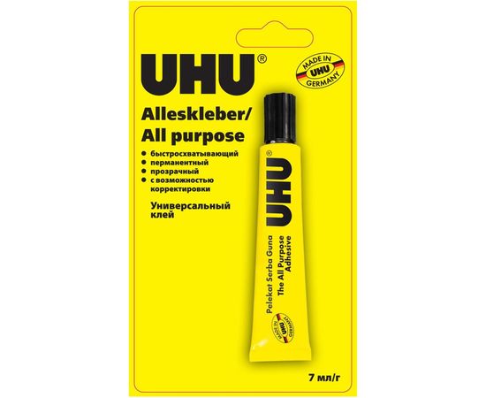 Универсальный клей UHU ALLESKLEBER/ALL PURPOSE 7г 40294/B – изображение 2