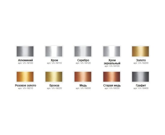 Универсальная эмаль VIXEN VX-19110 металлик хром, аэрозоль, 520 мл 47811 – изображение 2