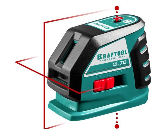 Лазерный линейный нивелир KRAFTOOL CL-70-2 34660-2 – изображение 6