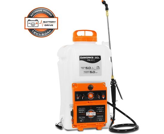 Аккумуляторный опрыскиватель DeWorks FA 20 – изображение 11