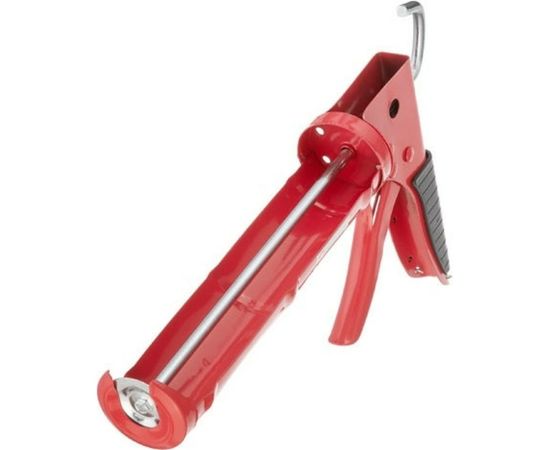 Пистолет для выдавливания силикона INTERTOOL 225мм, с обрезиненной рукояткой HT-0023 – изображение 6