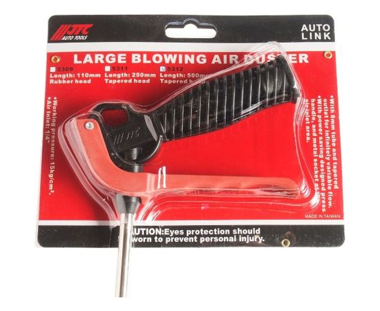 Продувочный пистолет 1/4" длина трубки 500мм 15атм. JTC-5312 – изображение 2