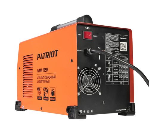 Сварочный инверторный полуавтомат Patriot WMA 155M MIG/MAG/MMA, Patriot (1165) 605302140 – изображение 6