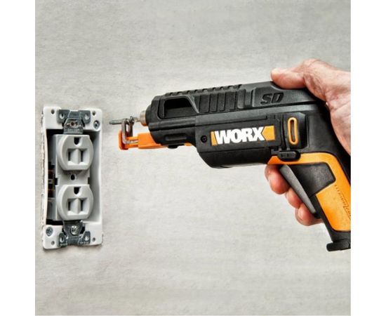 Отвертка аккумуляторная WORX WX255 SD Slide Driver, 4В, ЗУ, набор бит (6 шт) – изображение 6
