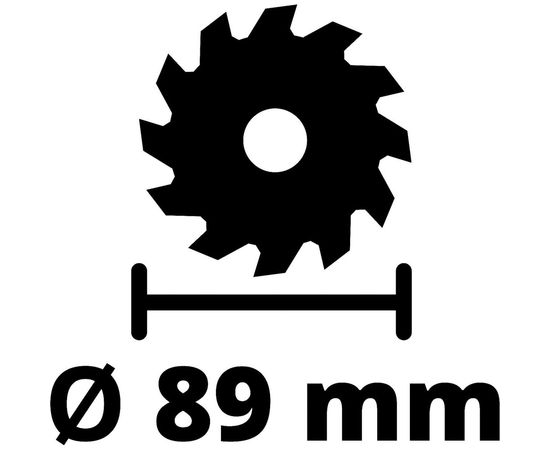 Циркулярная аккумуляторная мини-пила Einhell PXC PXC TE-CS 18/89 Li - Solo 4331100 – изображение 5