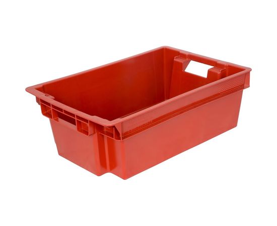 Ящик Тара.ру п/э 600х400х200 1,6кг, сплошной, красный 01307 