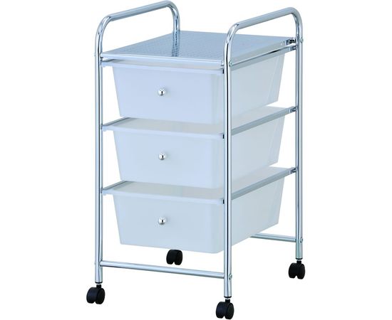 Передвижная тележка UniStor DOLLY с тремя ящиками, на колёсиках, 320x365x620 мм 210709 
