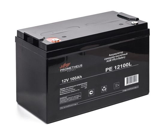 Батарея аккумуляторная Prometheus (100 Ач; 12 В) Prometheus energy PE12100L 