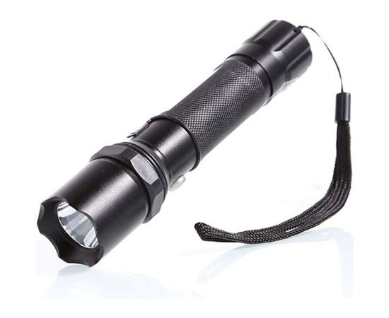 Аккумуляторный фонарь Ultraflash E145 220В, черный, CREE 1 Вт, 3 режима, 18650, бокс 12352 