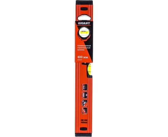 Алюминиевый строительный уровень Gigant 400 мм GW400 